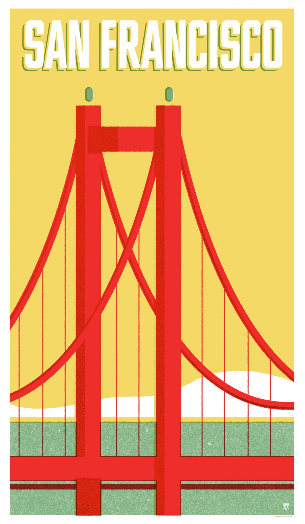 San Francisco, California - Travel Poster Series - The Heads of State