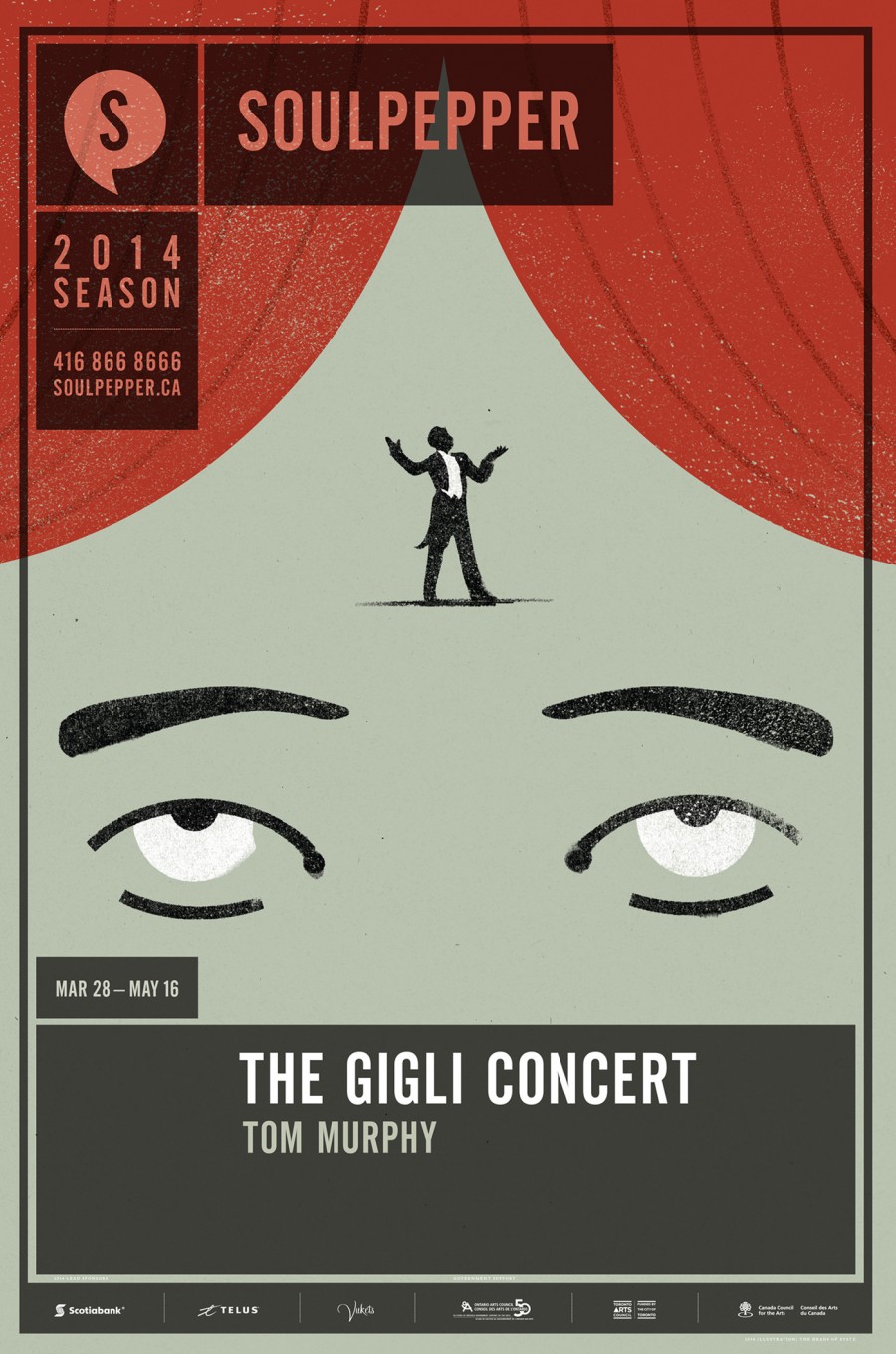 The Gigli Concert - Soulpepper Theatre - 2014 Season Poster Series - The Heads of State