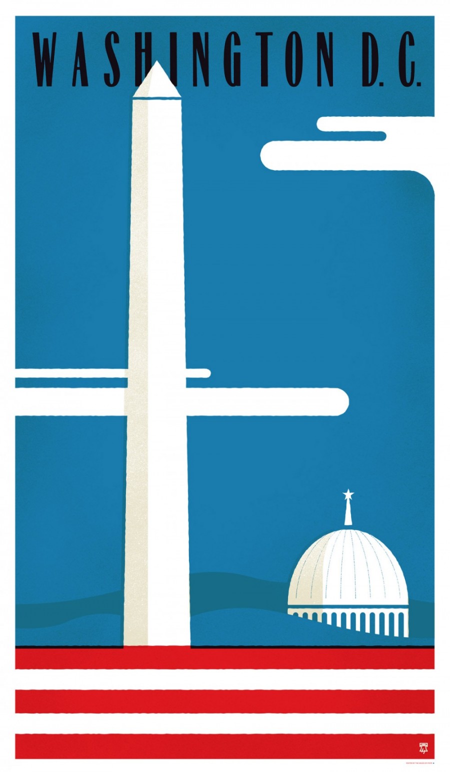 Washington, DC - Travel Poster Series - The Heads of State