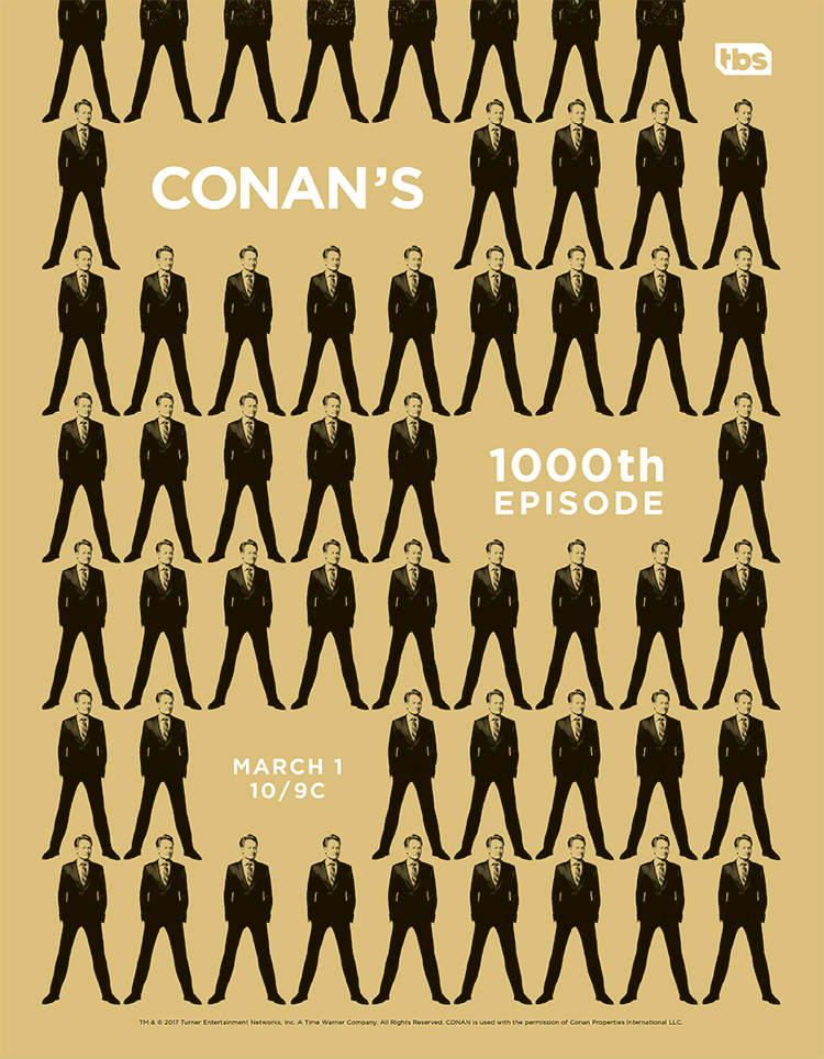 Conan's 1000th Episode poster